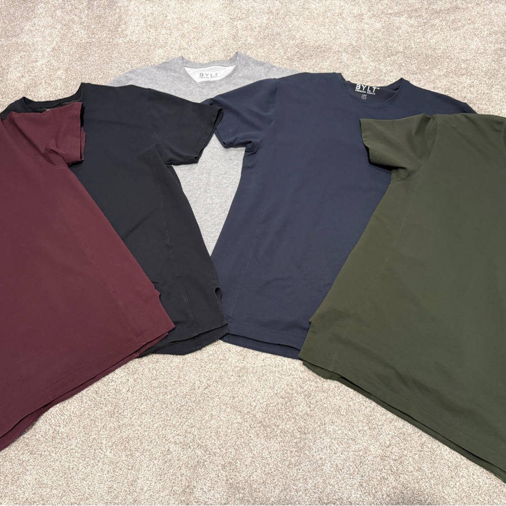 NWOT - Lot of 5! BYLT Axis Premium Tee - Large